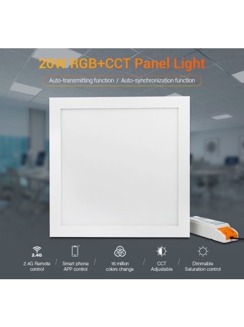 MiLight LED panel 20W RGB+CCT 295x295x12mm