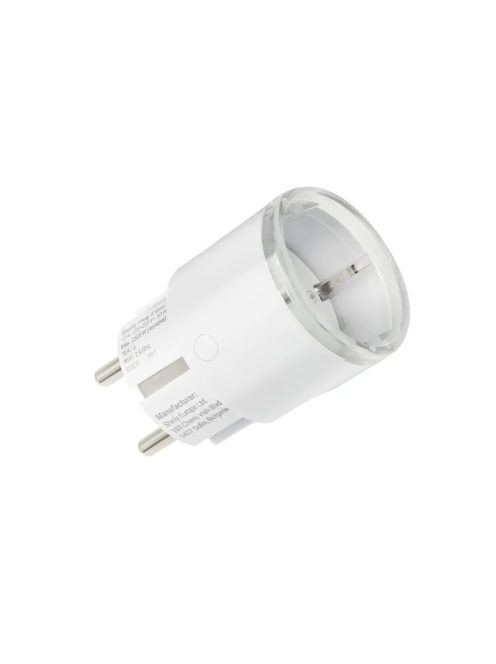 Shelly Plug S (Gen3) Wi-Fi + Bluetooth, Matter kompatibilis, fogyasztásmérős okoskonnektor - fehér (ALL-KON-PLUSSW-R3)