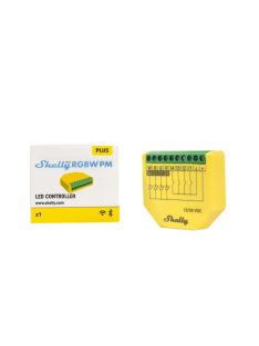   Shelly PLUS RGBW PM – Wi-Fi + Bluetooth RGBW LED szalag okosvezérlés