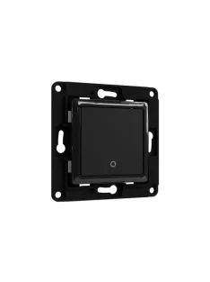 Shelly Wall Switch fali villanykapcsoló, 1 gombos fekete