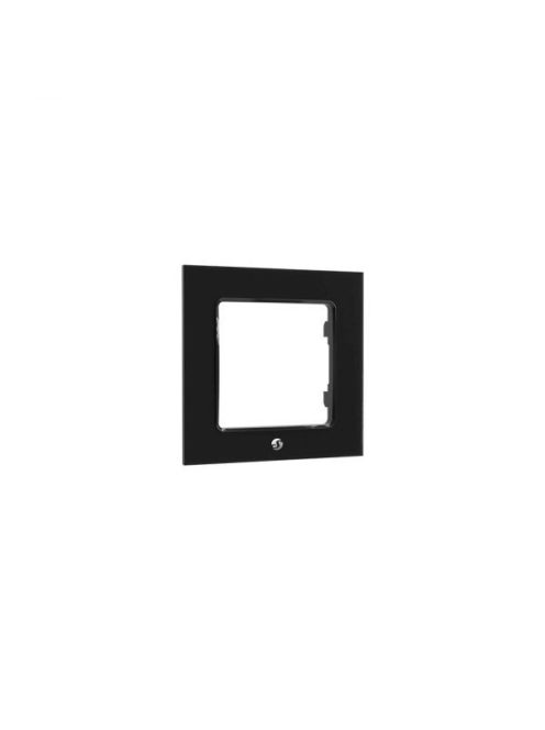 Shelly Wall Switch sorolókeret, 1-es fekete üveg előlapos