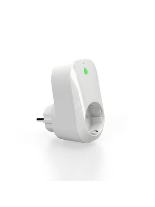 Shelly Plug WiFi-s okoskonnektor, fogyasztásmérővel (16A / 3680W)