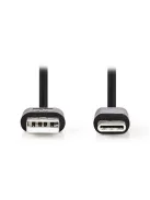 Nedis CCGL60601BK10 USB-A / USB-C kábel