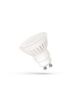 LED GU10 230V 10W SMD WW 100° Prémium, kerámia, fehér (WOJ14308)