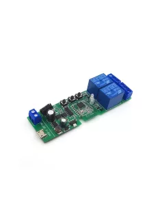   SmartWise 5V-32V két áramkörös, Zigbee + RF NO/NC okosrelé (SMW-REL-532V-2RF-ZB)