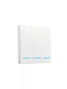   SmartWise RF3 hármas RF (rádiós), alternatív / keresztváltó kapcsoló / fali RF távirányító (SMW-KAP-RF3)