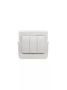   SmartWise RFM3 fali tartóból kivehető, 3 gombos RF (rádiós) fali kapcsoló (SMW-KAP-RFM3)