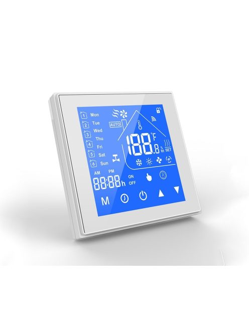 SmartWise WiFi-s okos termosztát, ‘C’ típus, fehér (SMW-TER-CW)