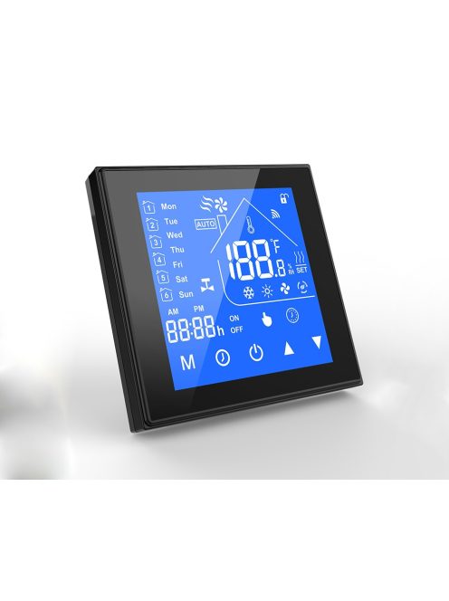 SmartWise WiFi-s okos termosztát, ‘C’ típus, fekete (SMW-TER-CB)