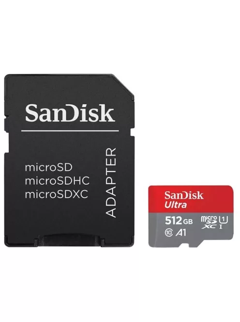 SanDisk microSD Ultra 512GB C10/U1/UHS-I/A1 SDSQUA4-400G-GN6MA