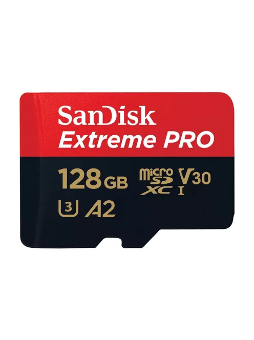 SanDisk Extreme Pro 128GB microSDXC + adapter (214504)