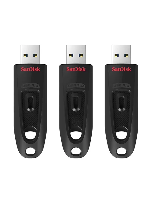 SanDisk Ultra USB 3.0 Flash Drive 64 GB - 3 Pack