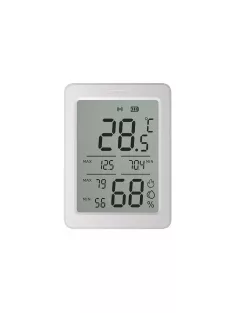   SONOFF AirGuard TH hőmérséklet és pára érzékelő, Zigbee - fehér (SON-KIE-SNZB02DR2-ZB)