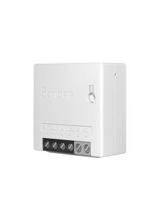   Sonoff Mini R2 WiFi-s, internetről távvezérelhető, kapcsolóaljzatba beépíthető okosrelé, DIY-üzemmóddal (REST API) ((SON-REL-MINI-R2)