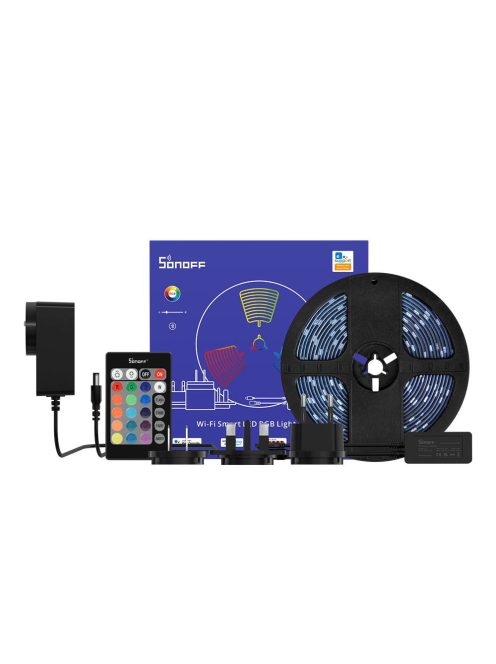 Sonoff L2 RGB LED szalag (5m), WiFi + Bluetooth okosvezérléssel (SON-LAM-L25)