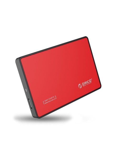 Orico SSD / HDD 2.5 külső ház, SATA III (piros)