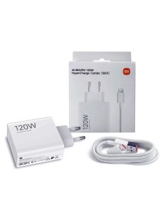   Xiaomi 120W HyperCharge Combo (Type-A) EU hálózati töltő + kábel