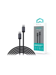   Devia Gracious Series 60W PD USB-C - USB C (Type-C) adat- és töltőkábel - 1m