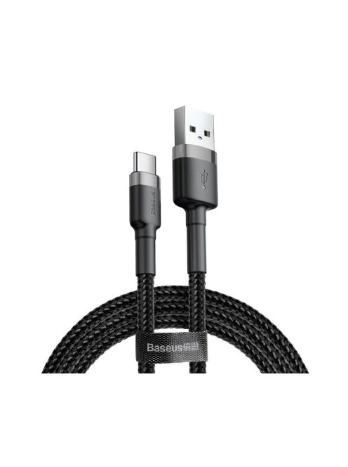 USB-USB-C kábel Baseus Cafule 2A 2m (szürke-fekete)