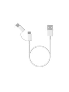 Mi 2-in-1 USB kábel (Micro USB -> Type C) 100cm