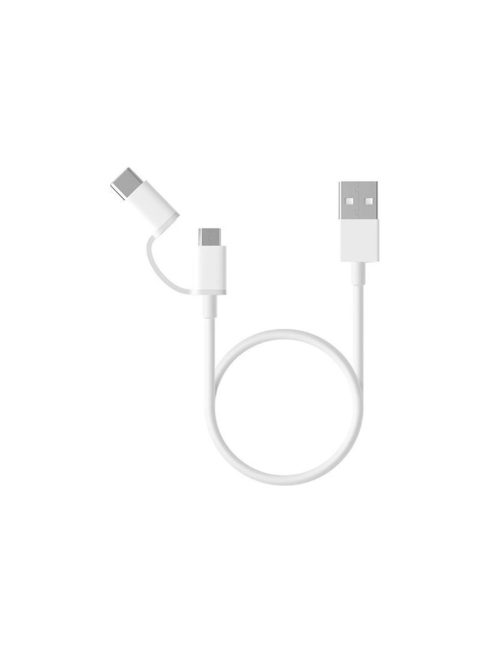 Mi 2-in-1 USB kábel (Micro USB -> Type C) 30cm