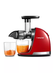AMZCHEF ZM1501 lassú gyümölcsprés - piros
