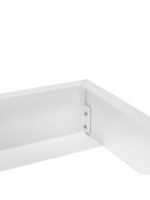 Frame to mounted fixture surface luminaire  ALGINE LINE 600x600mm with the screws