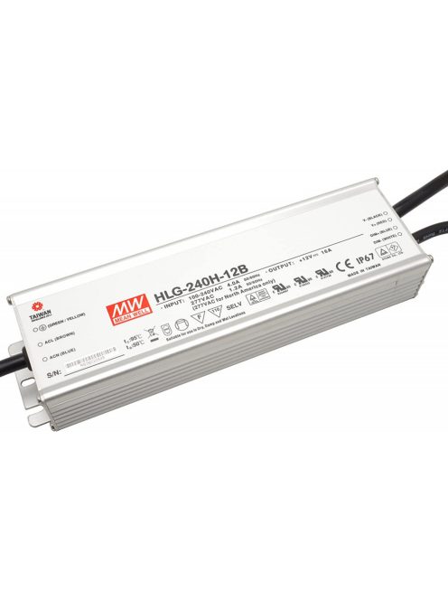 MW HLG-240H-12B 12V 240W IP65 szabályozható