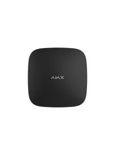   Ajax Hub 2 vezeték nélküli riasztóközpont; 4G, 3G, 2G és Ethernet; riasztás kiegészítése képpel fekete