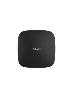   Ajax Hub 2 vezeték nélküli riasztóközpont; 2G és Ethernet; riasztás kiegészítése képpel fekete