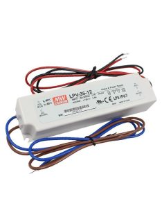 MW LPV-35-12 IP67 148x40x30 mm 12V DC