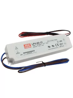 MW LPV-60-12 IP67 162,5x42,5x32 mm 12V DC