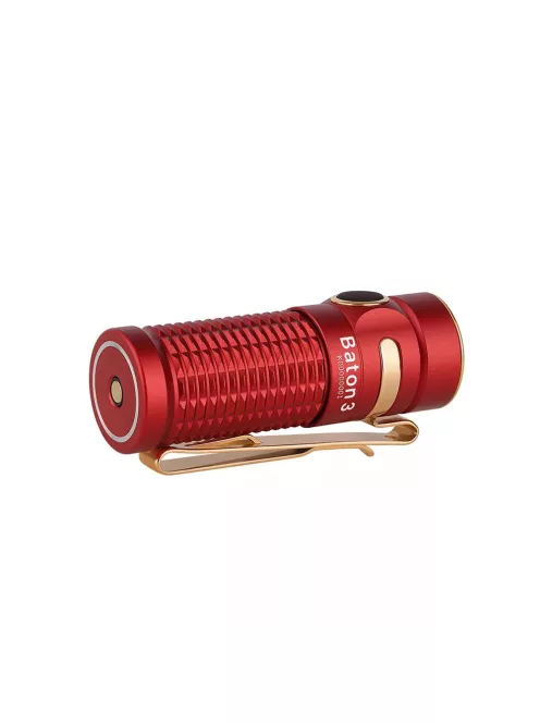Olight Baton 3 tölthető zseblámpa, piros
