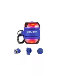   Olight Gober 2 biztonsági éjszakai tölthető jelzőlámpa szett, kék