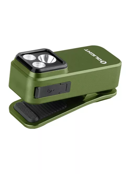 Olight Oclip Pro csiptetős tölthető zseblámpa, OD zöld