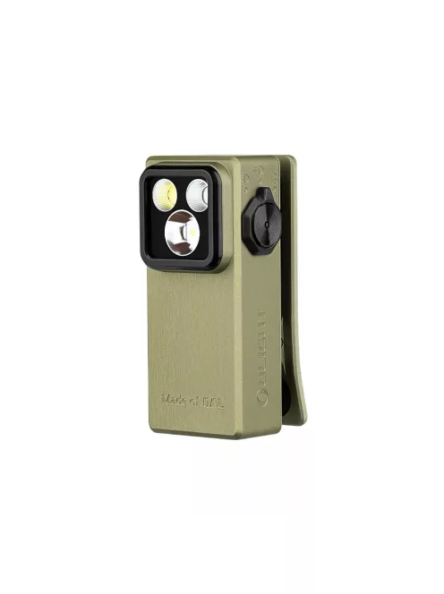Olight Oclip Ultra csiptetős tölthető zseblámpa, olíva zöld