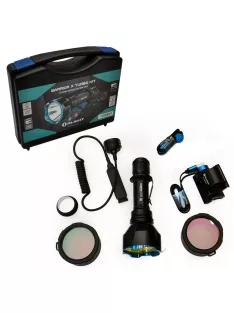   Olight Warrior X Turbo Vadász tölthető fegyverlámpa szett