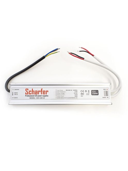 Scharfer 150W 12V 12,5A IP67 LED tápegység