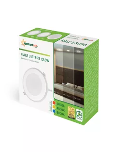 FIALE 3 STEPS 12.5W AUREOLA WW KEREK FEHÉR