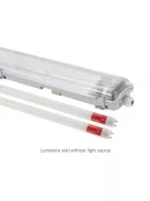 LIMEA LED SLIM Fénycső armatúra 2x60 IP65