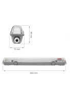 LIMEA LED Fénycső armatúra 1x60 IP65