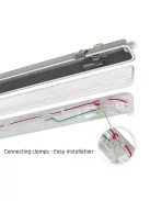 LIMEA LED Fénycső armatúra 1x60 IP65