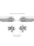 LIMEA LED_SLIM  Fénycső armatúra 1x120 IP65