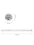 LIMEA LED_SLIM  Fénycső armatúra 1x120 IP65