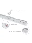 LIMEA GO 50W 230V IP65 120° 120cm CW