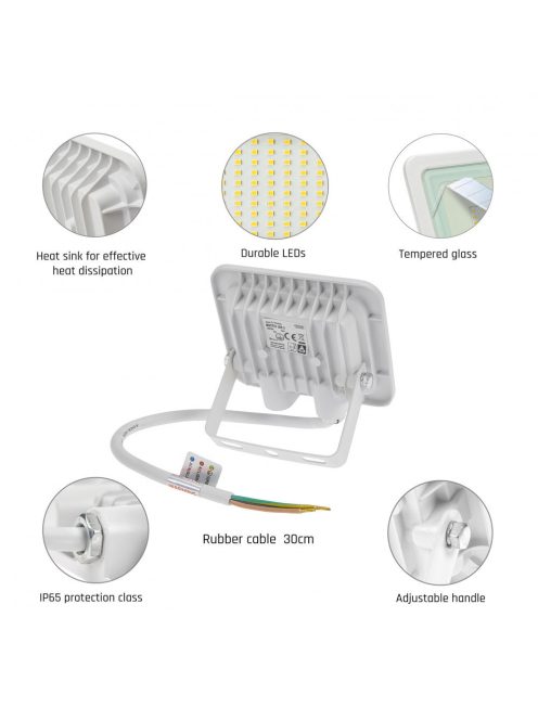 NOCTIS LUX 2 SMD 230V 10W IP65 CW fehér