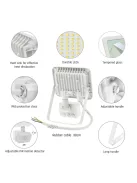 NOCTIS LUX 2 SMD 230V 20W IP44 NW fehér Mozgásérzékelős (SLI029042NW_CZUJNIK)