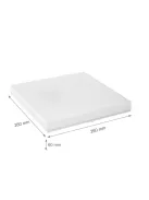 NYMPHEA ECO 2 LED 230V 18W IP44 IK10 Négyzet panel CW