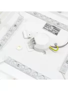 NYMPHEA 2 TOP LED 230V 18W IP44 IK10 NW négyzet