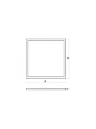 ALGINE LED 230V 45W 600x600mm NW - 5 év garancia